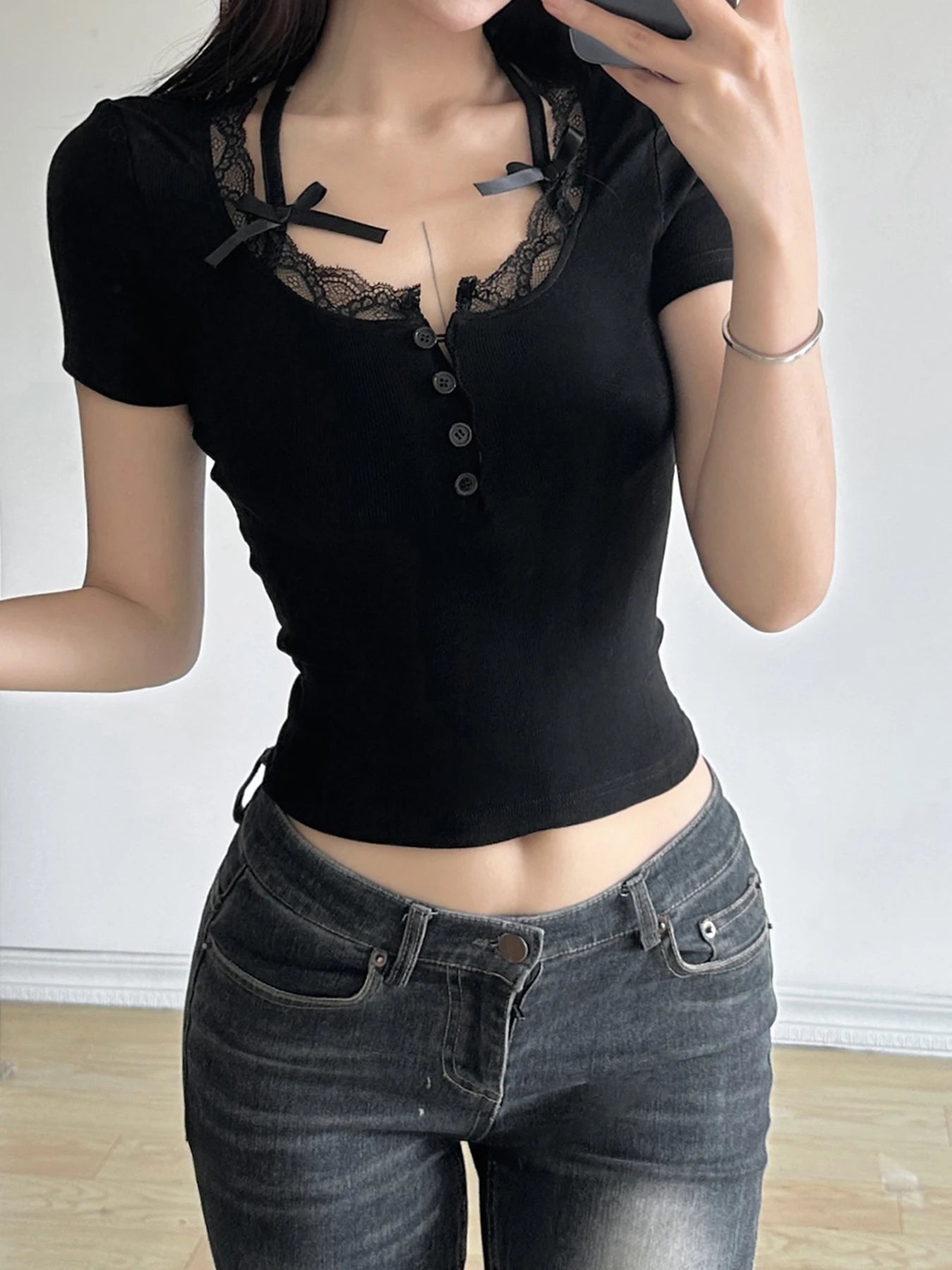 Crop Lace Top