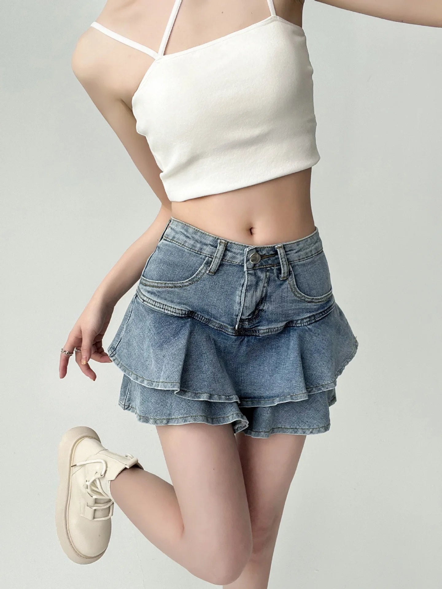 Mini Denim Skirt